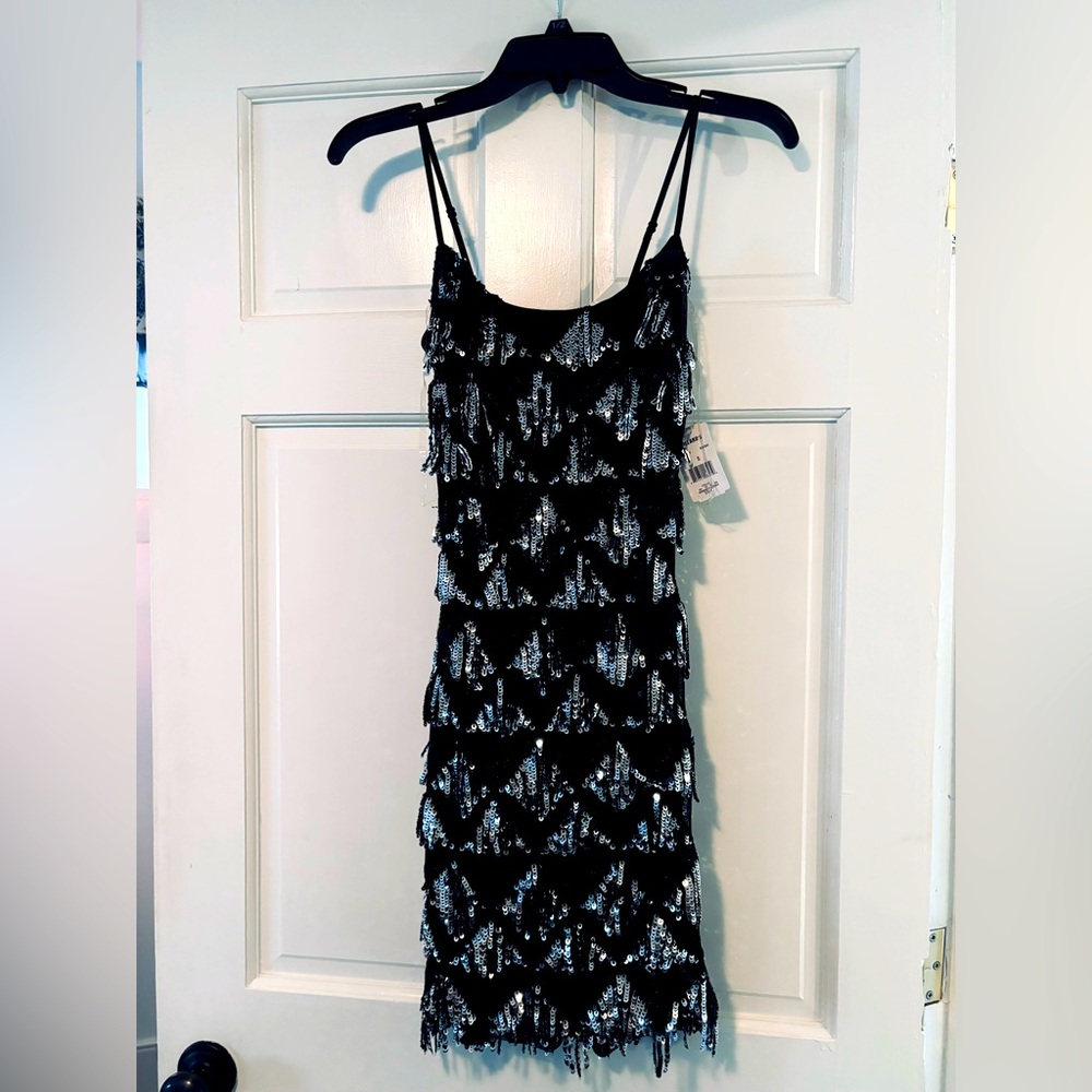 NWT Midnight Doll sequined dress